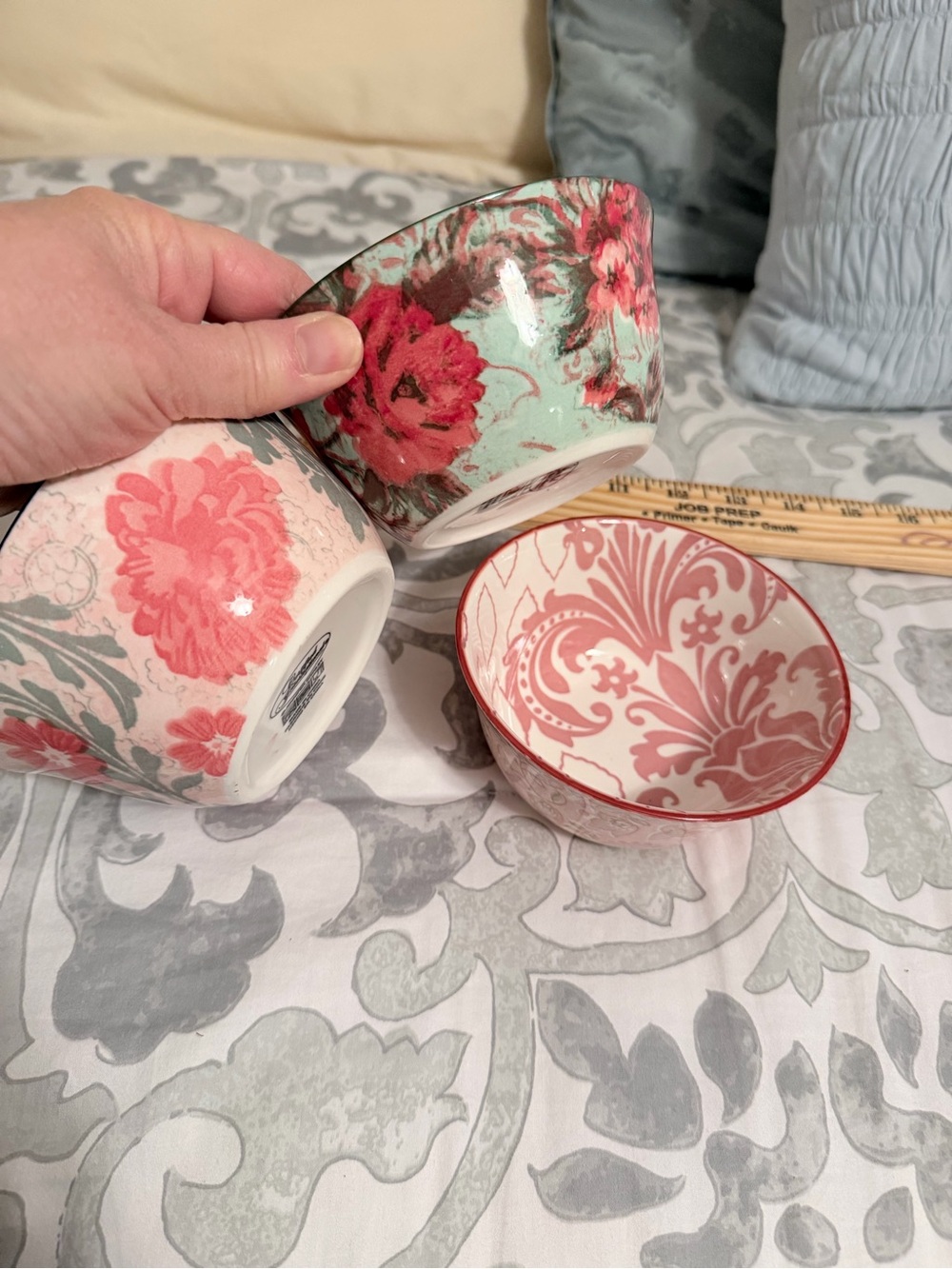 Set of Bowls Certified International Jen Brinkley Ceramics 3